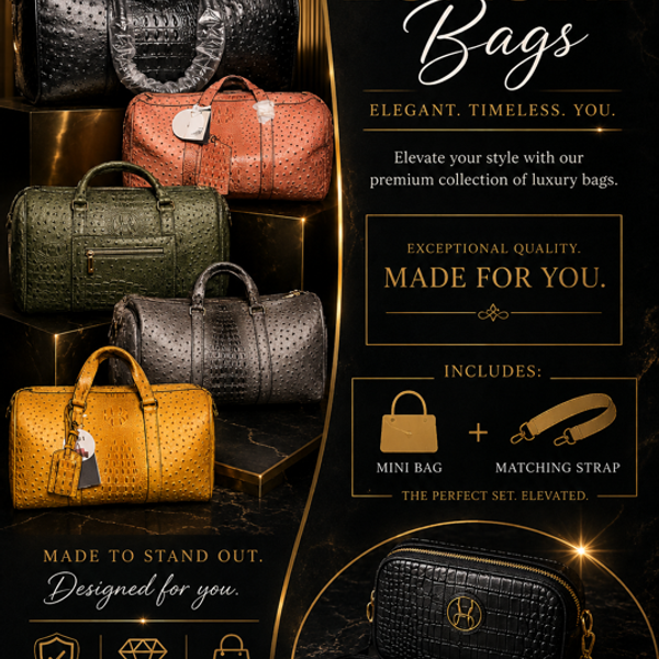Luxury duffle bags