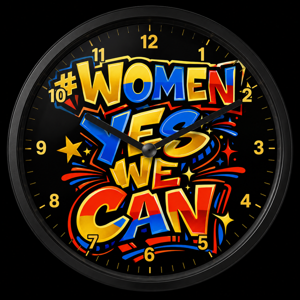 Women yes we can clock