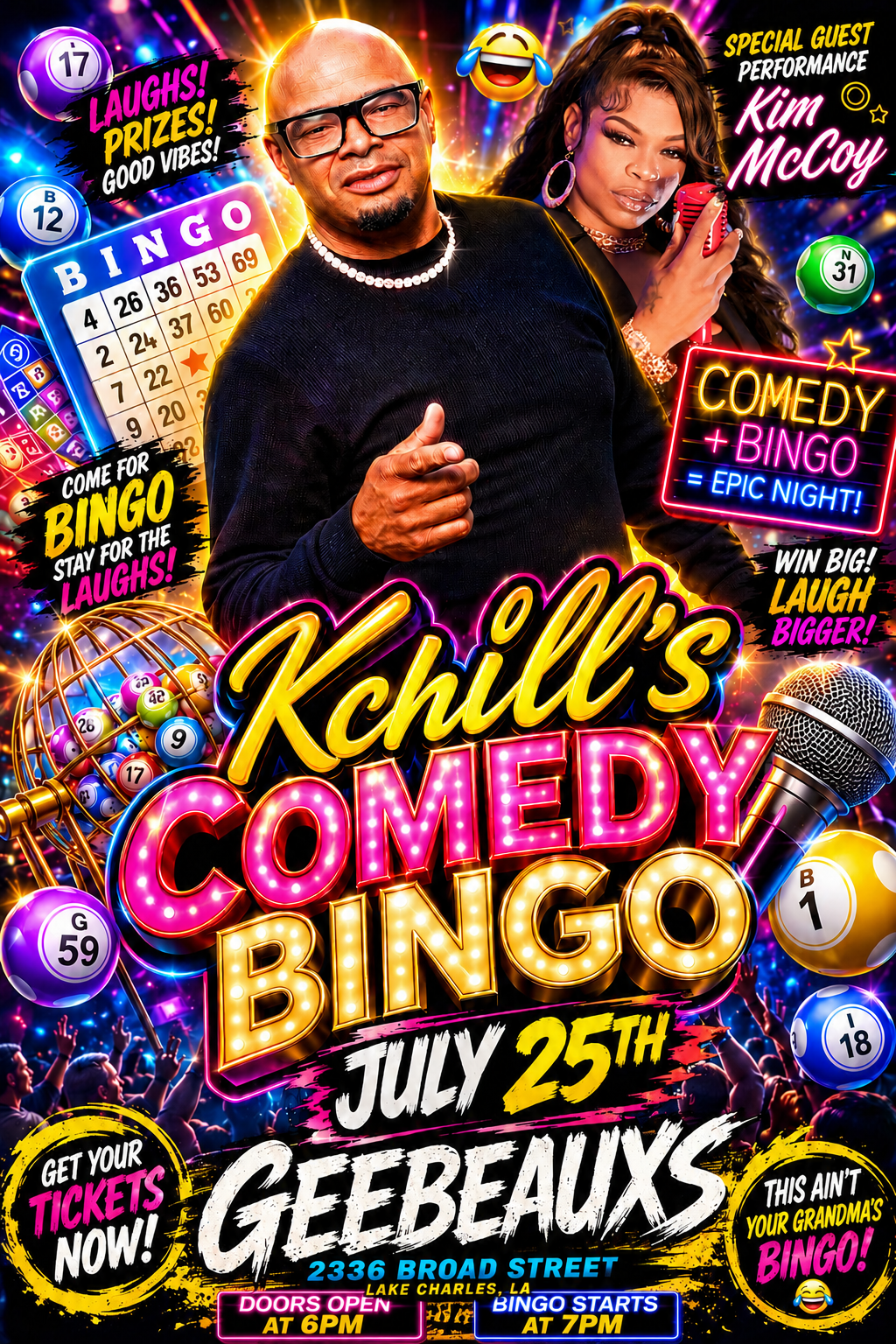 Comedy Bingo 