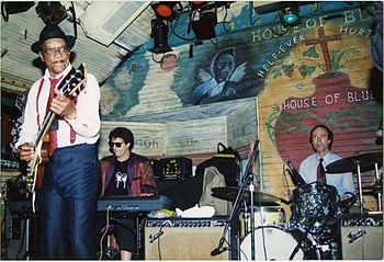 David, Hubert Sumlin and Per Hansen
