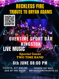 Reckless Fire: The Bryan Adams Tribute Experience – Live in Kingston!