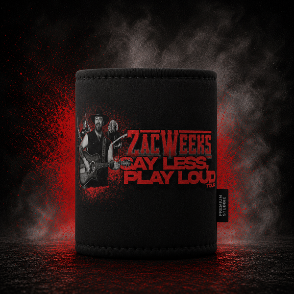 STUBBY COOLER - SAY LESS PLAY LOUD TOUR