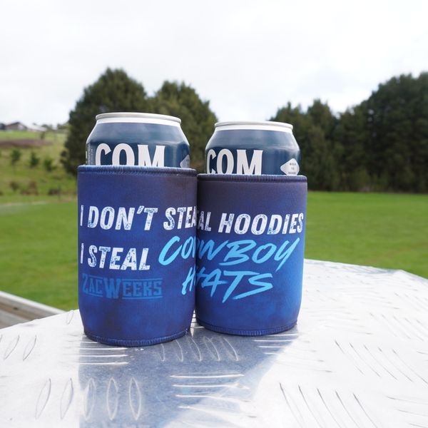 Stubby Cooler - I Steal Cowboy Hats