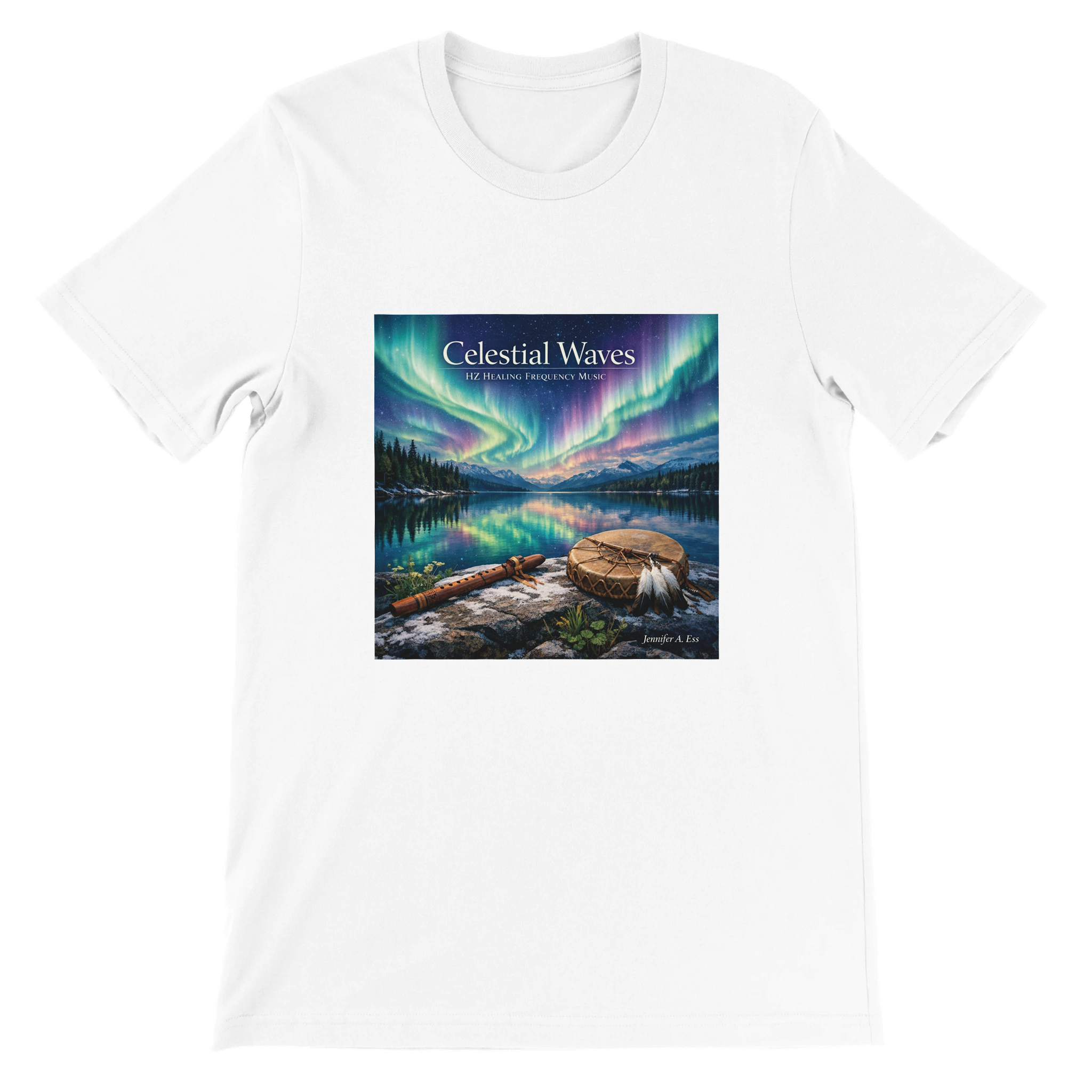 Celestial Waves HZ Healing Ferquency Music - Unisex T-Shirt