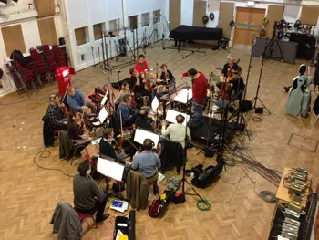 Conducting at Abbey Road Stios (London)
