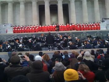 Arranged and Conducting the Brack Obama Inauguration
