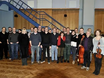 "The Last Ship" recording session -w- Sting
