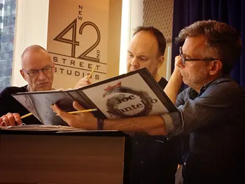 Sting, Rob & Joe Mantello
