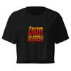 Cruzer Urameshi Women's Crop Top Black Shirt