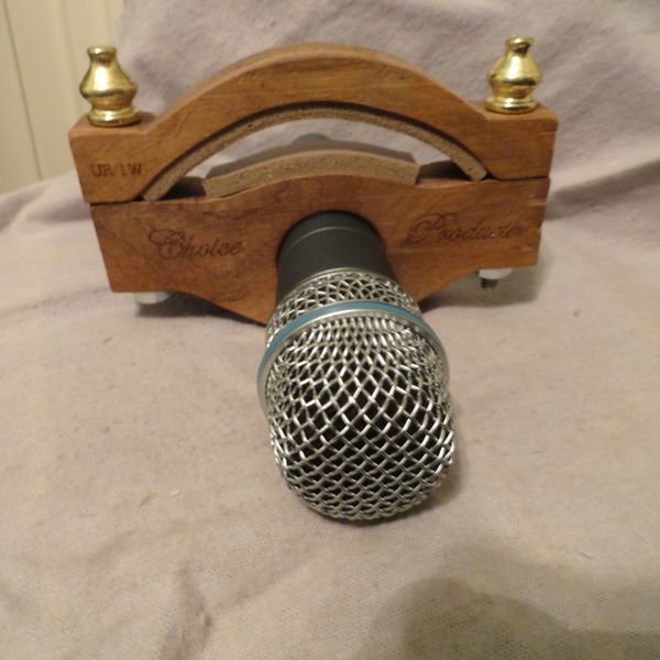 Walnut Upright Bass Microphone Adapter