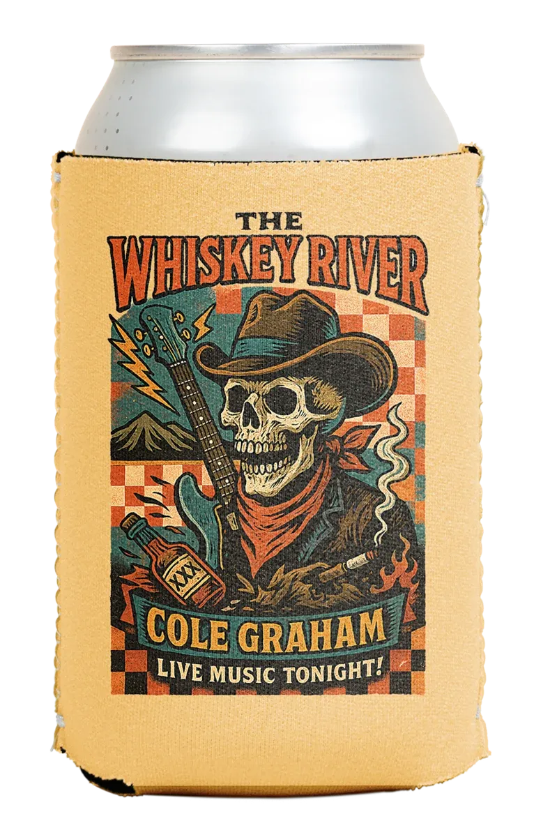 Whiskey Bones Koozie 