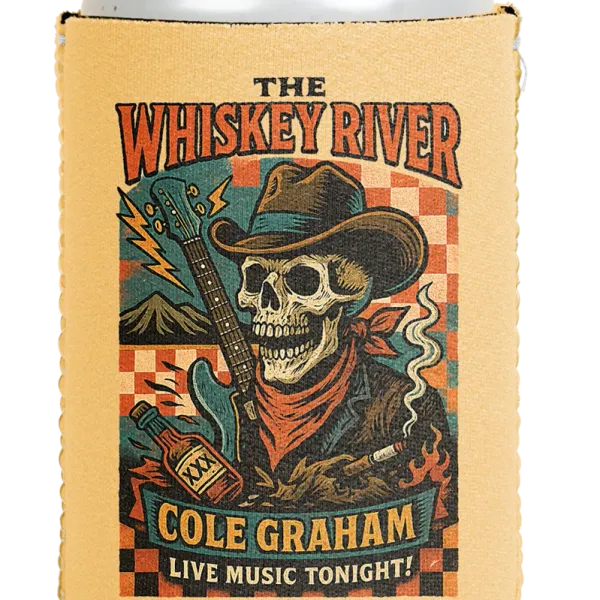 Whiskey Bones Koozie 