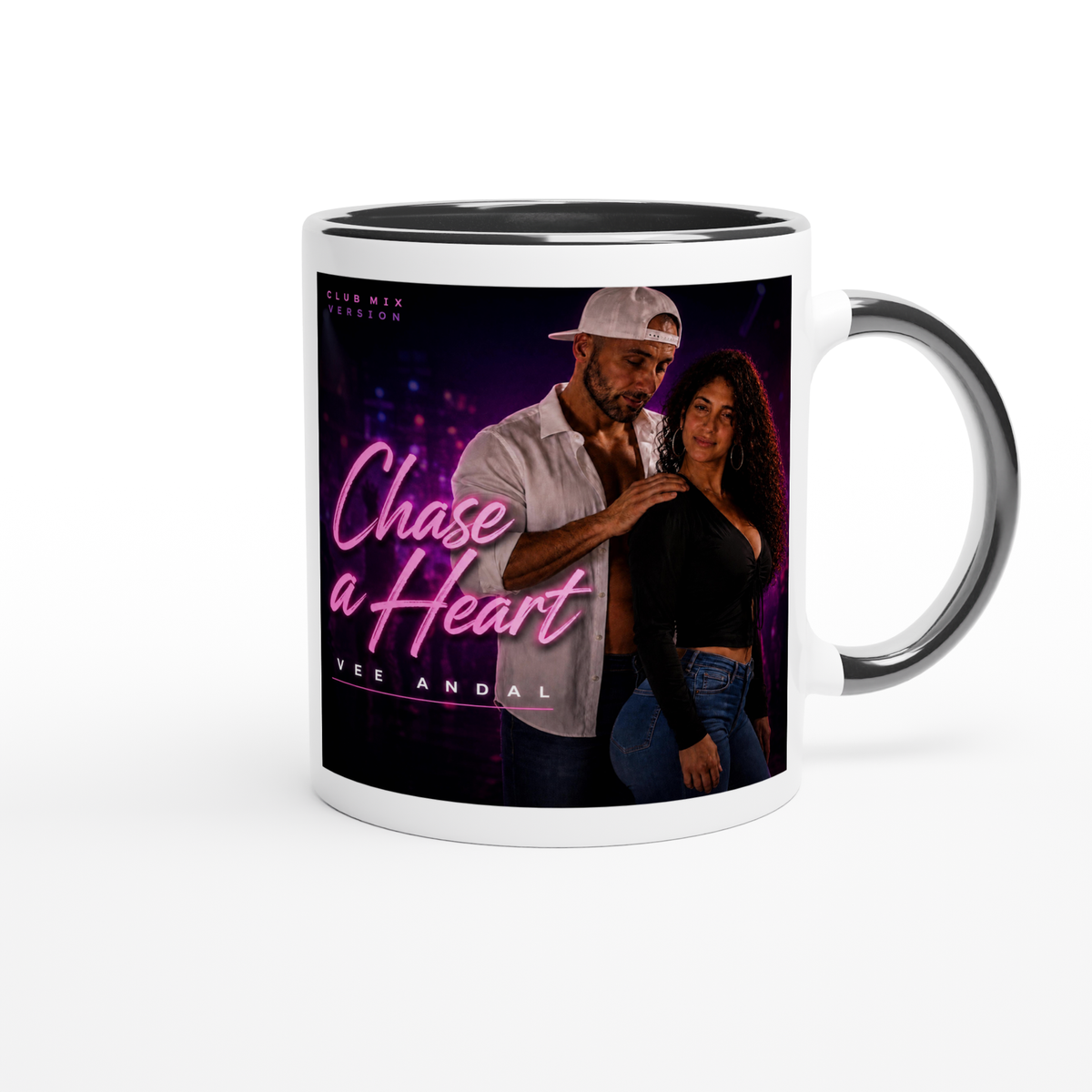 Chase a heart (Club Mix) - Ceramic Mug