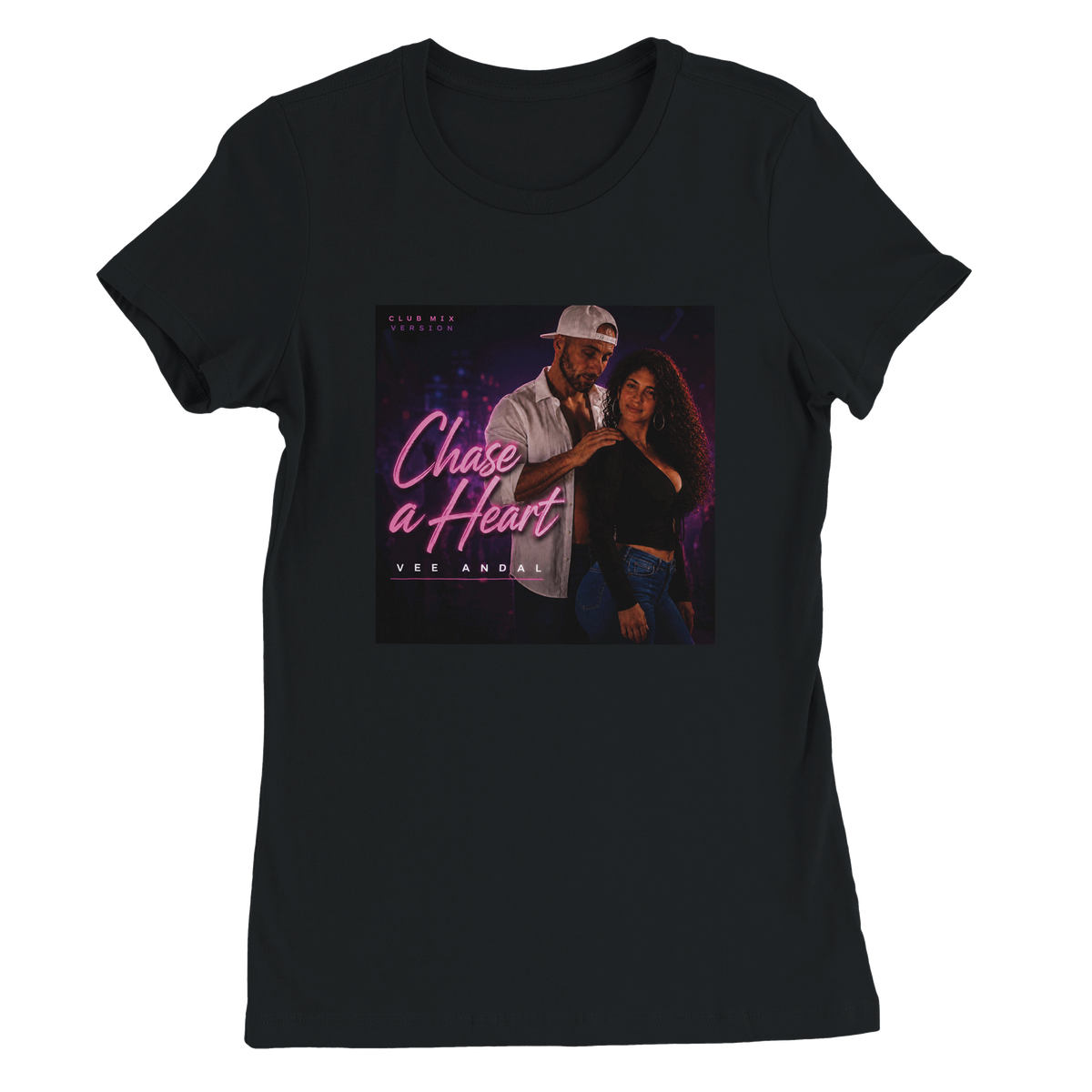 Chase a heart (Club Mix) - Women’s Cut T-Shirt