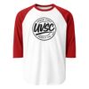 UVSC Unisex 3/4 Sleeve Raglan Shirt