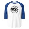 UVSC Unisex 3/4 Sleeve Raglan Shirt