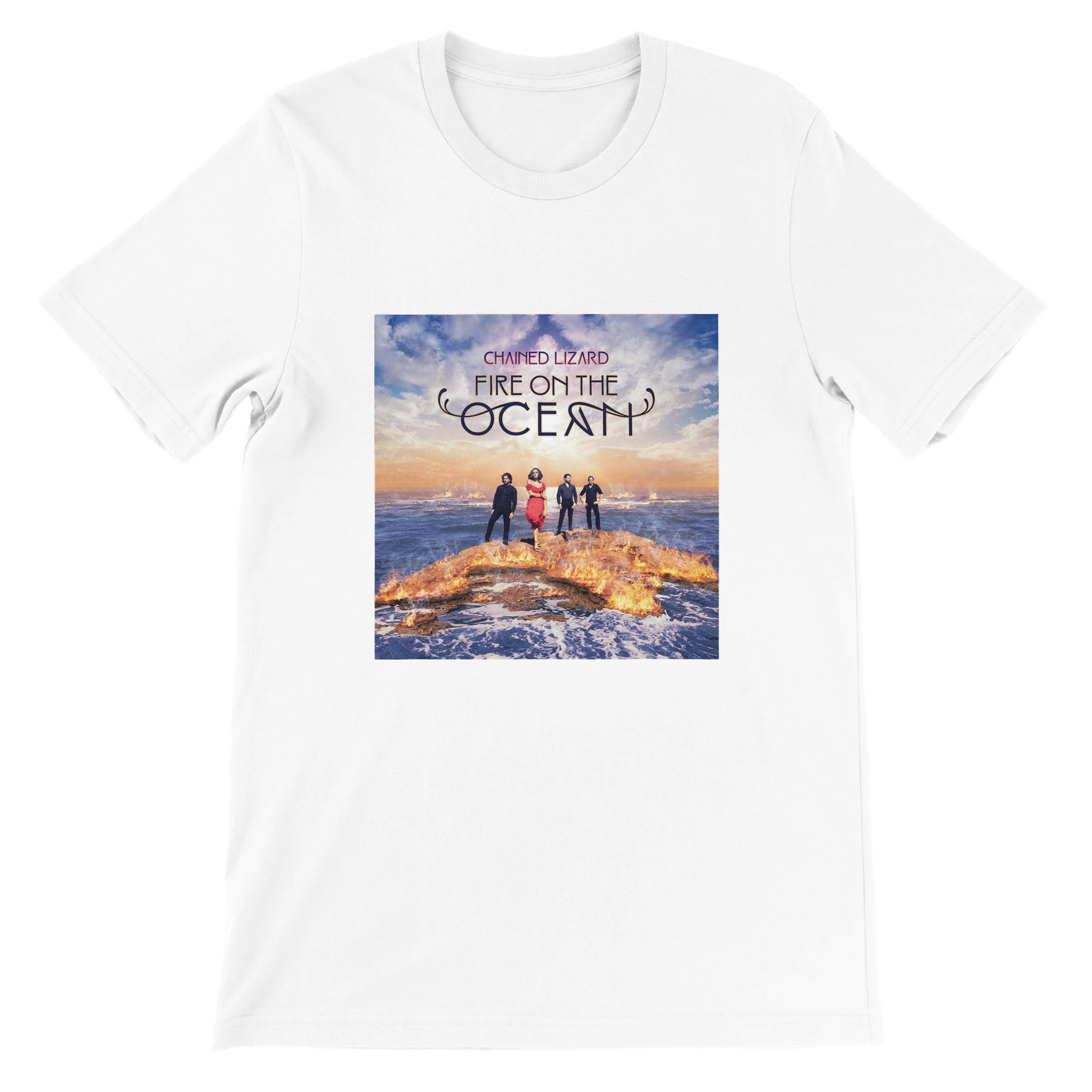 Fire on the Ocean - Unisex T-Shirt