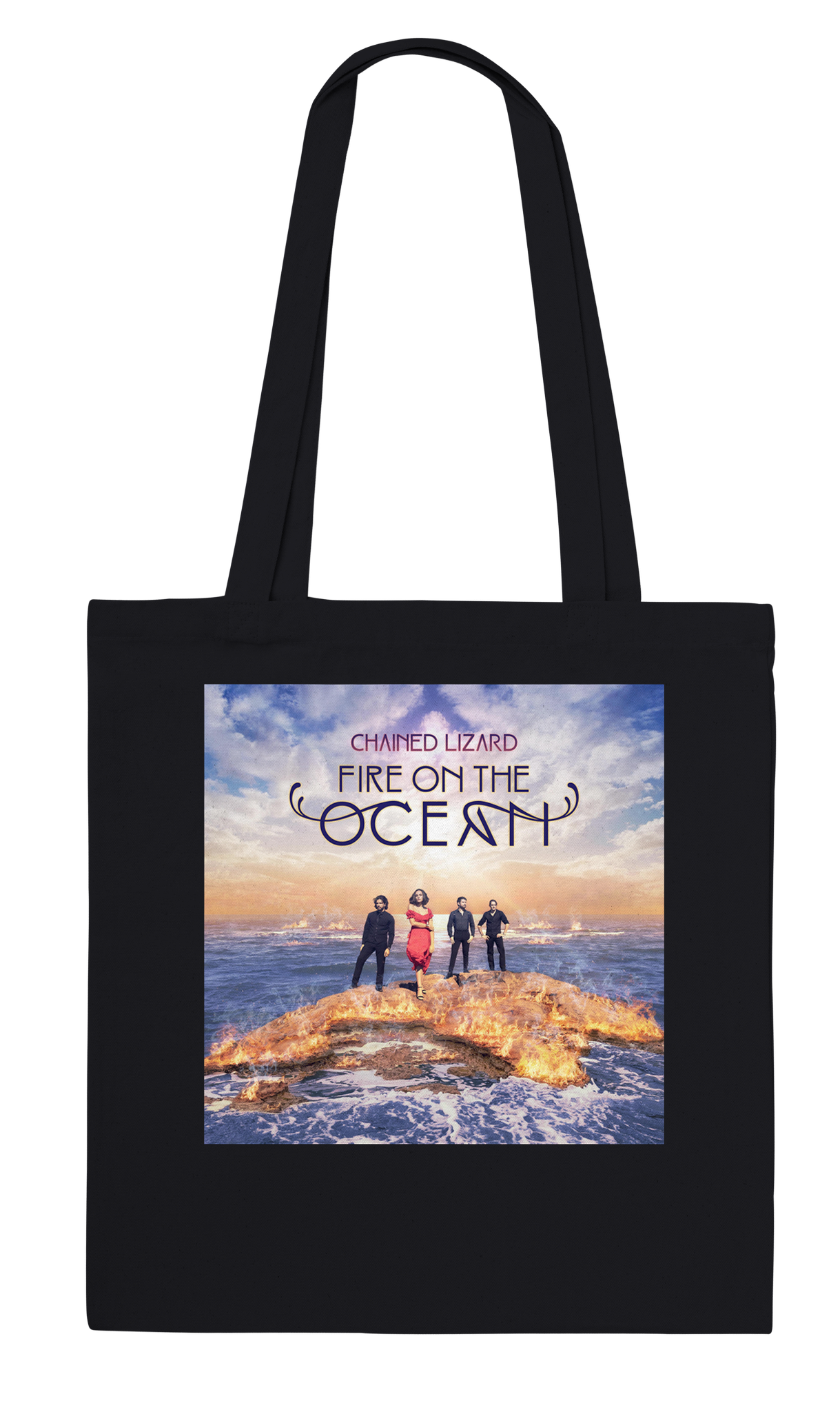 Fire on the Ocean - Tote bag