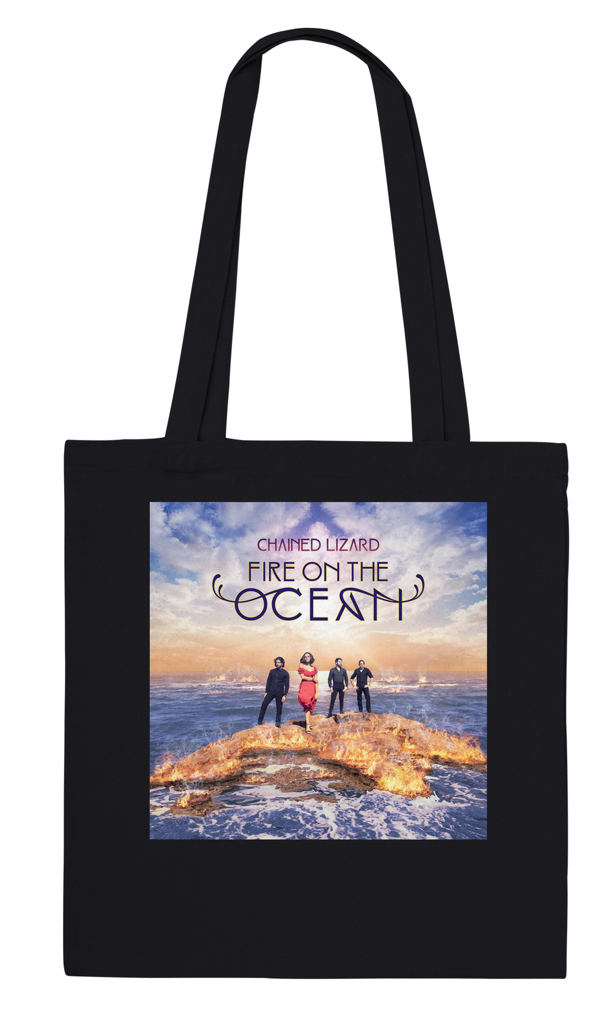 Fire on the Ocean - Tote bag