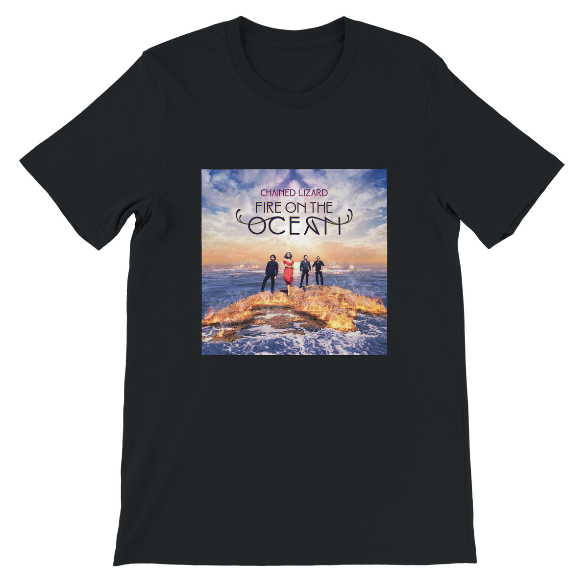 Fire on the Ocean - Unisex T-Shirt