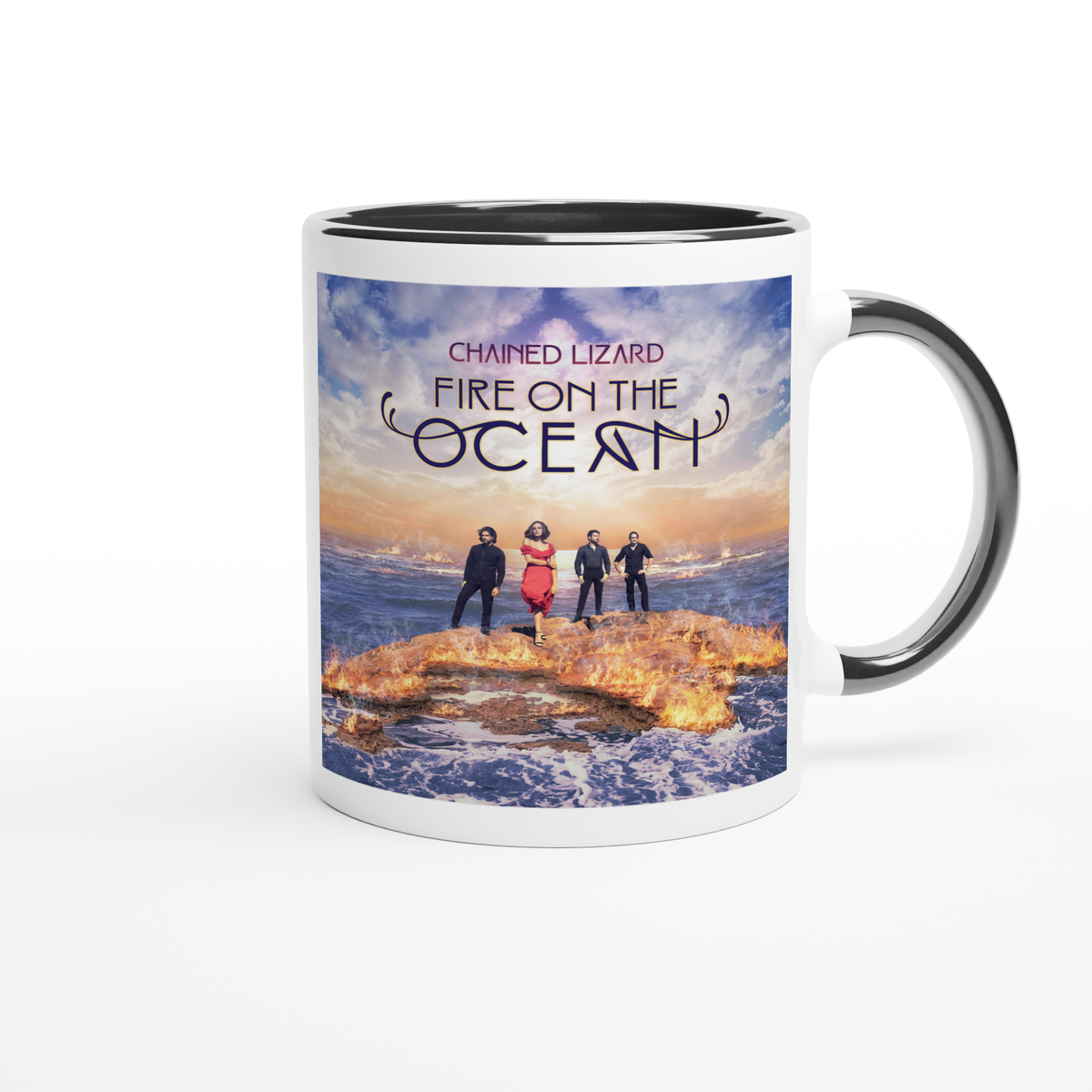 Fire on the Ocean - Ceramic Mug