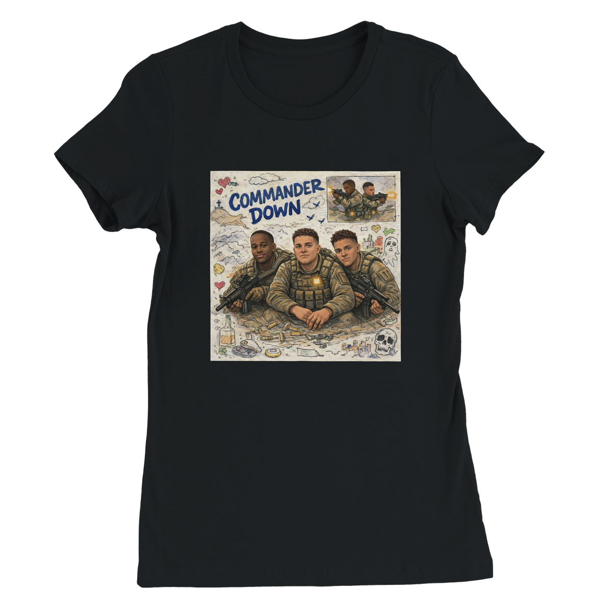 Commander Down - Women’s Cut T-Shirt