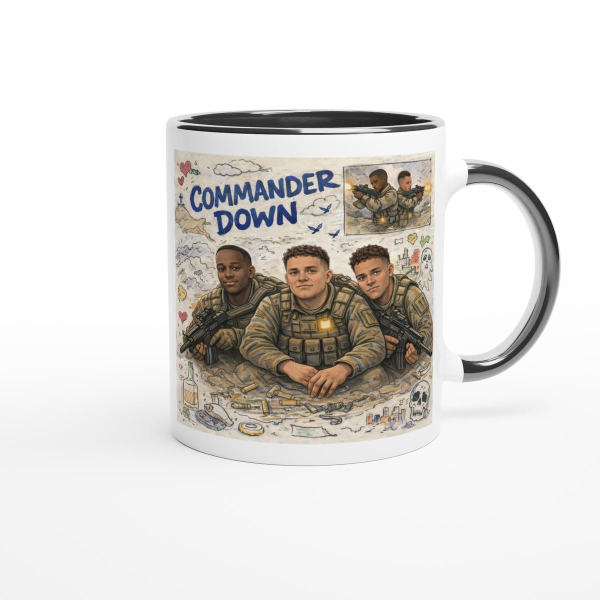 Commander Down - Ceramic Mug