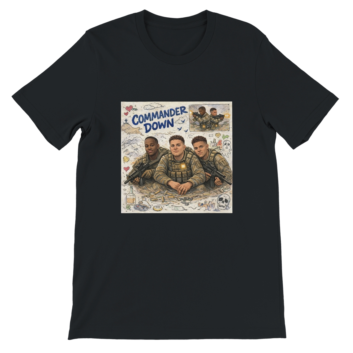 Commander Down - Unisex T-Shirt