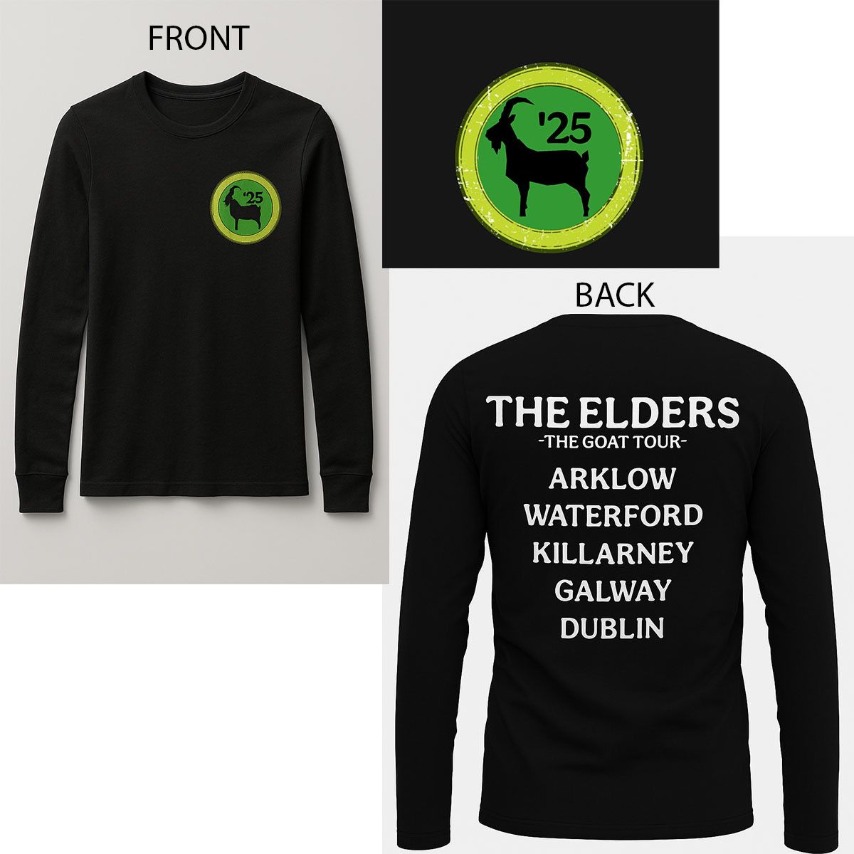 PREORDER:  Ireland Tour T-shirt 2025 