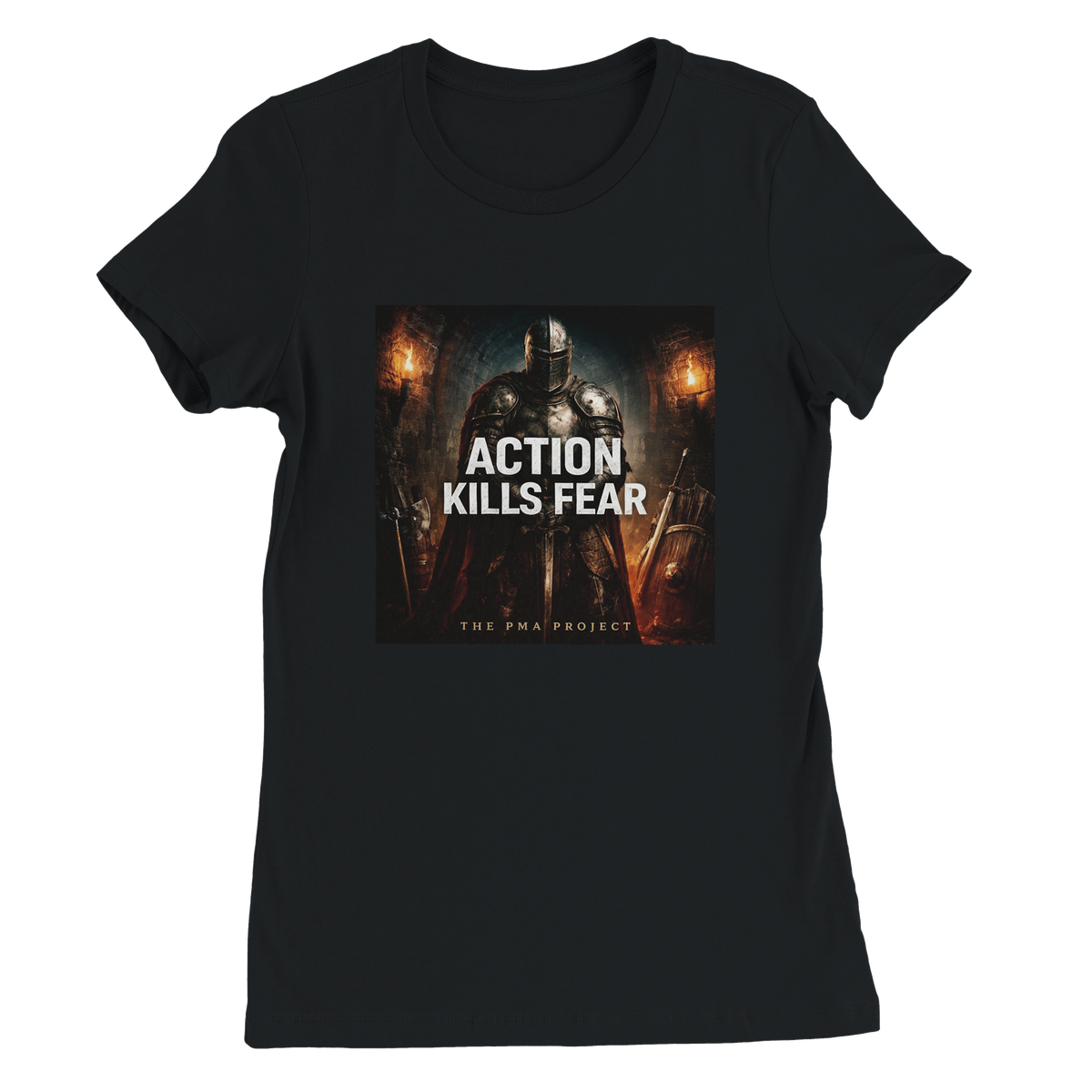Action Kills Fear - Women’s Cut T-Shirt