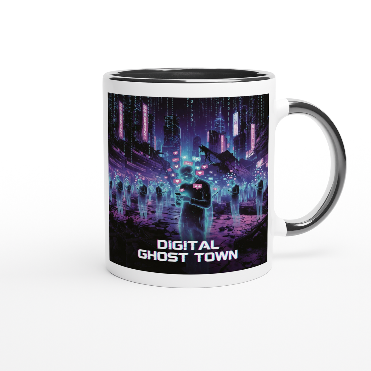 Digital Ghost Town - Ceramic Mug