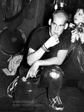 Dina Douglass photo of Ian MacKay of Minor Threat
