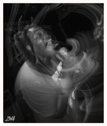 Rich Zoeller (ZMA) photo of Creature of Rebelmatic (the band reviewed in this issue)
