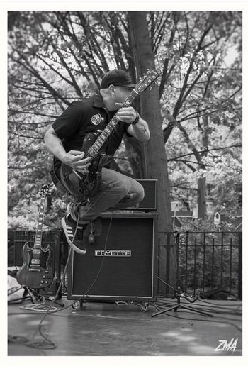 Rich Zoeller photo Chris “Prendie” of SONIC BOMB, when we played Drew Stone Films and the NY Hardcore Chronicles Annual Memorial Day Weekend Event at Tompkins Sq Park NYC:
