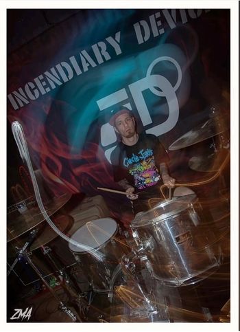 Rich Zoeller (ZMA) photo of Mike The Drummer of Incendiary Device
