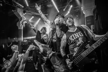 @ladandmisfit (An Meas) photo of Agnostic Front and Jimmy Murphys Law
