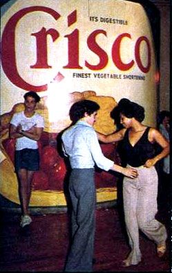 Crisco Disco famous can that housed DJ equipment where various DJ's spun the music.
