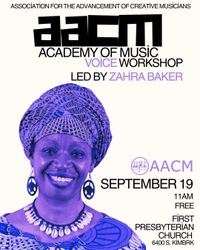 AACM Vocal Workshop 