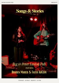 Songs & Stories - Braden Maher & Faith AuCoin