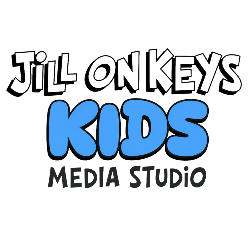 Jill on Keys Kids Media Studio logo