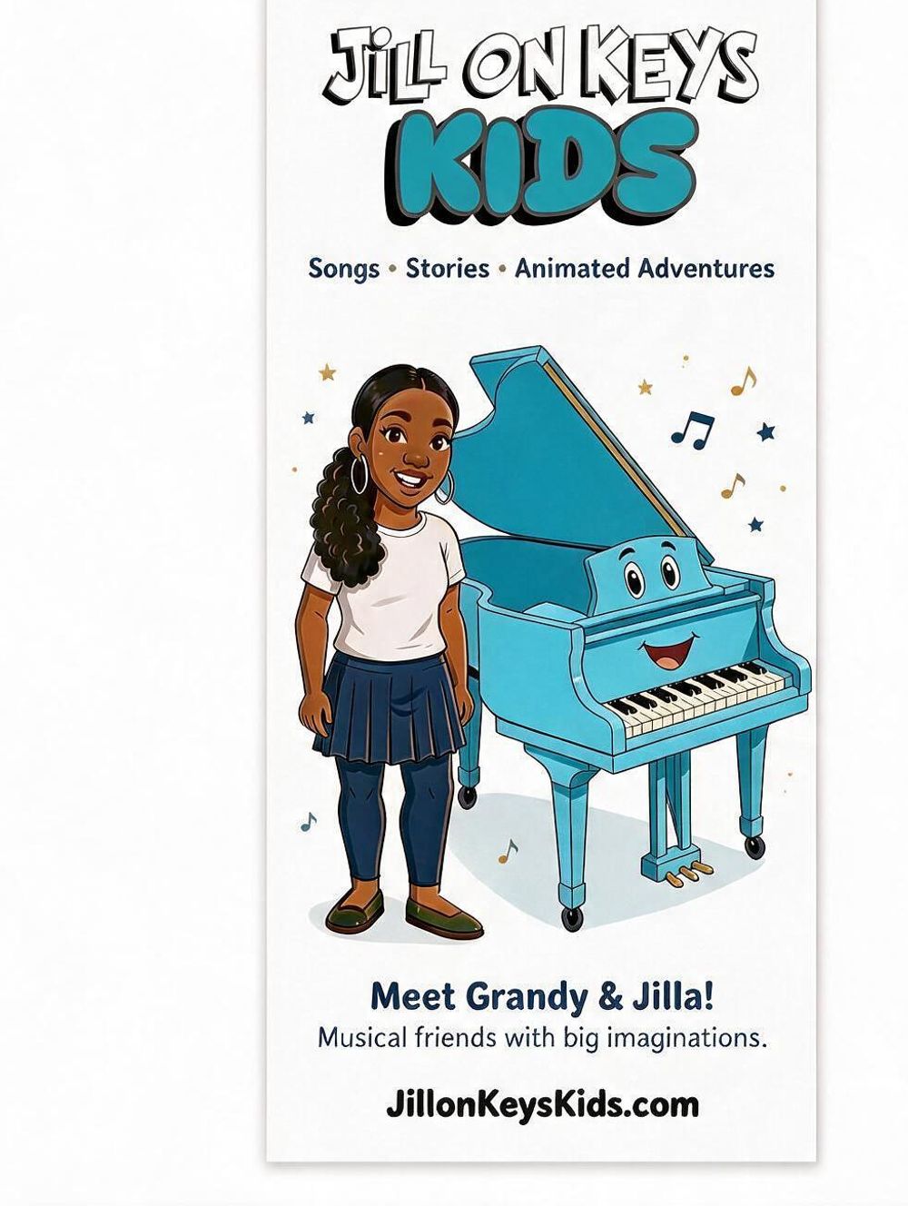 Jilla and Grandy the Piano from Jill on Keys Kids