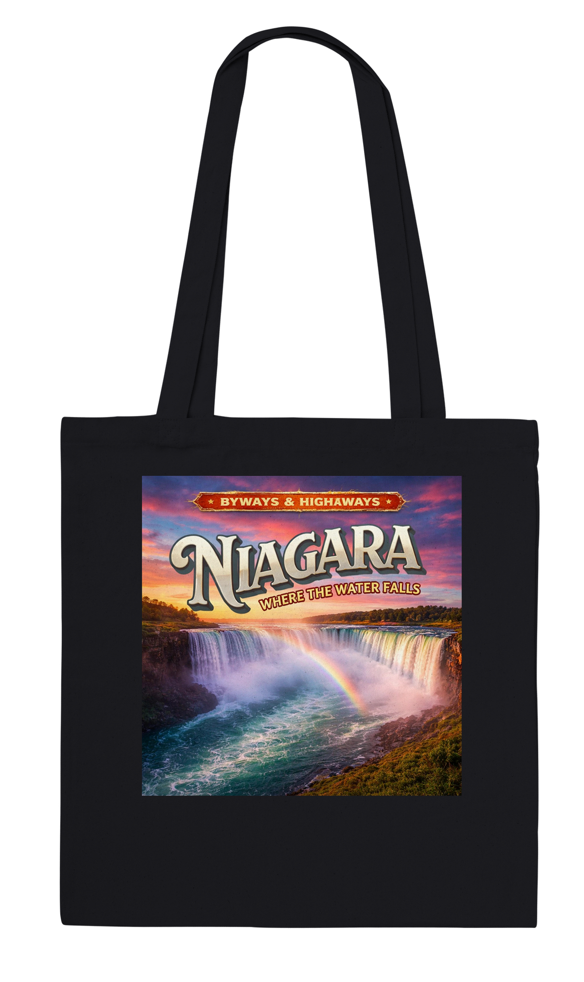 Niagara, Where the Water Falls - Tote bag