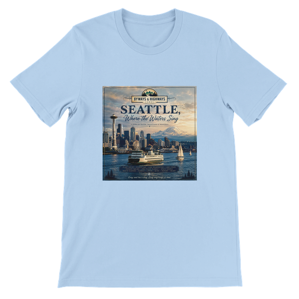 Seattle, Where the Waters Sing - Unisex T-Shirt