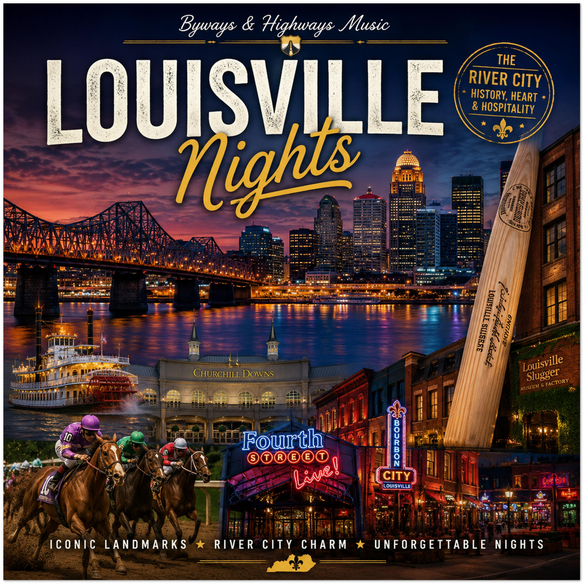 Louisville Nights - Fine Art Poster
