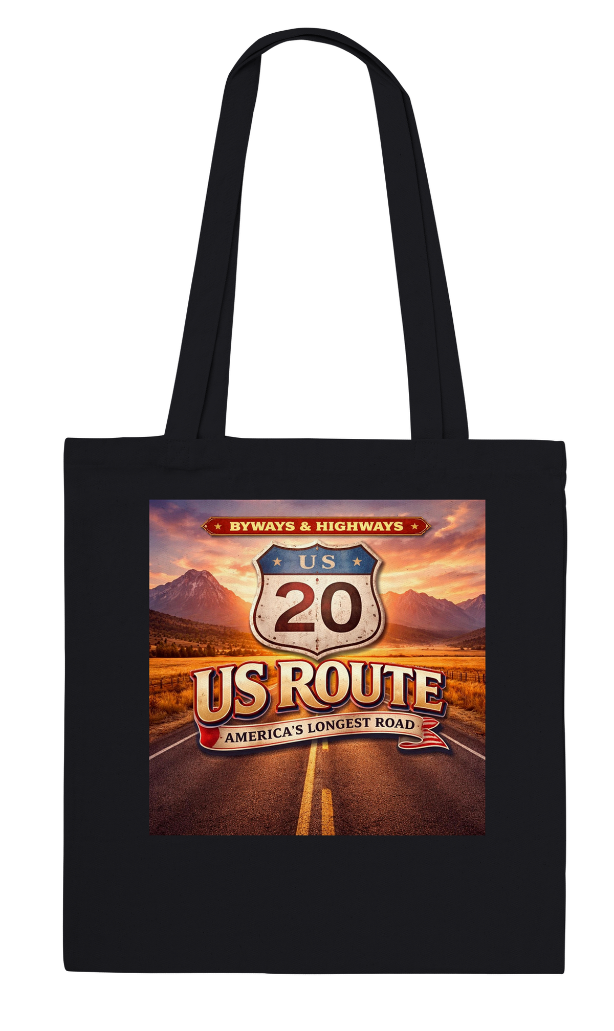US 20, America's Longest Road - Tote bag