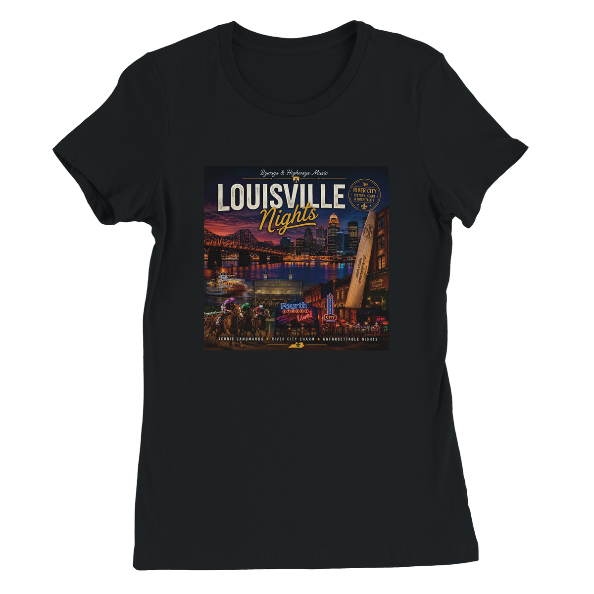 Louisville Nights - Women’s Cut T-Shirt