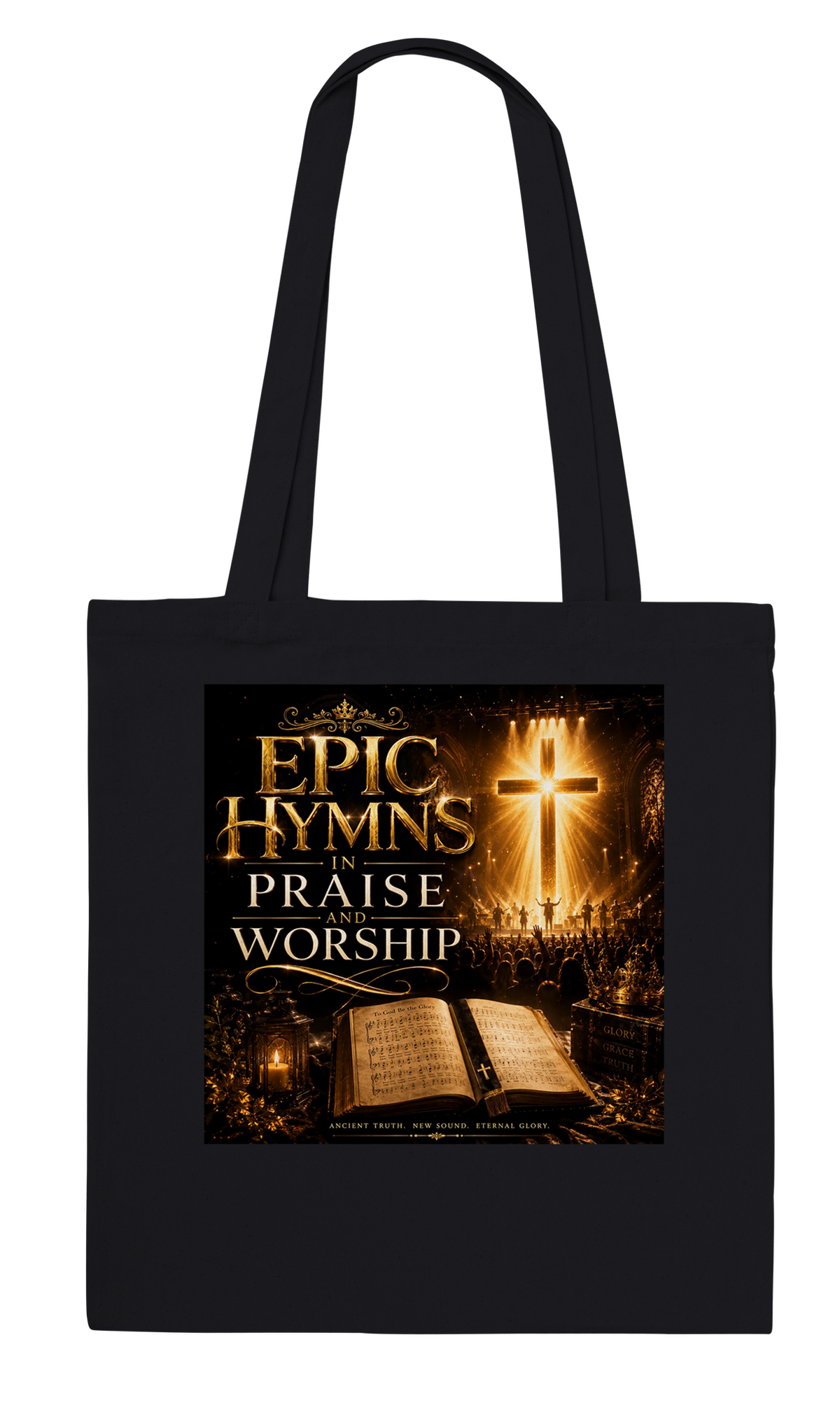 EPIC HYMNS IN PRAISE AND WORSHIP - Tote bag