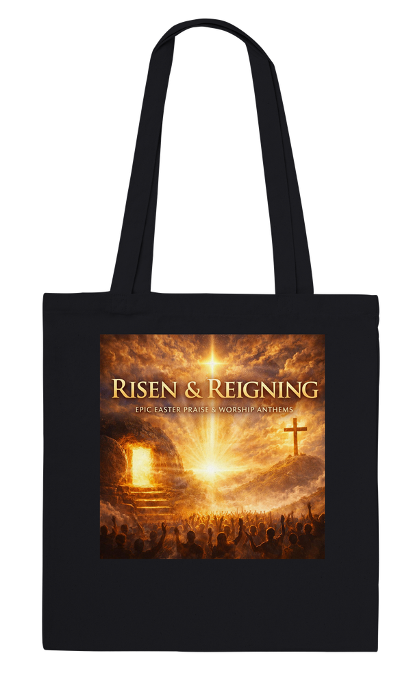 RISEN & REIGNING EPIC EASTER PRAISE AND WORSHIP ANTHEMS - Tote bag