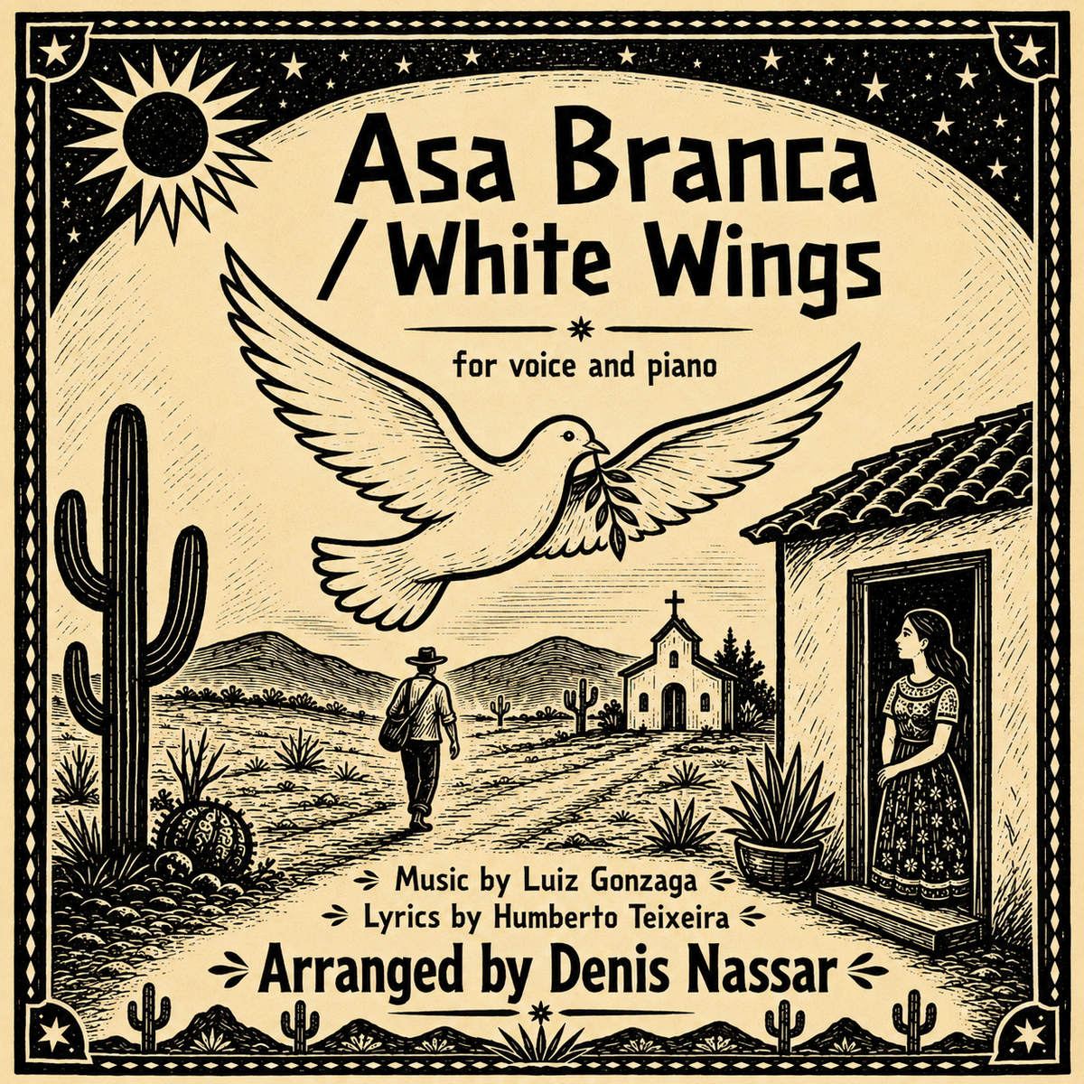 Asa Branca / White Wings - Voice & Piano (PDF)