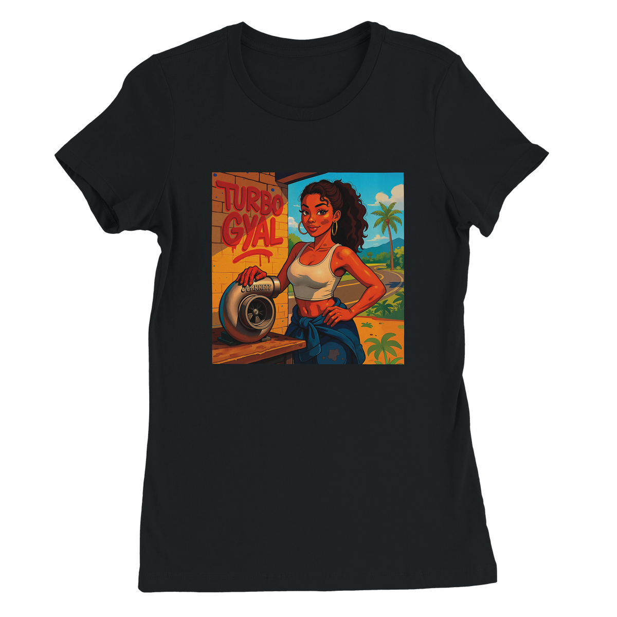 Turbo Gyal - Women’s Cut T-Shirt